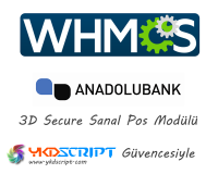 Whmcs Anadolubank Sanal Pos Entegrasyon Modülü